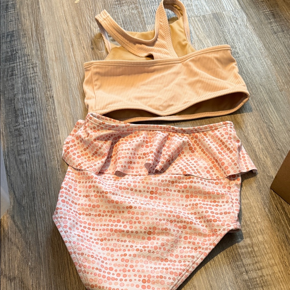 Pink Ribbed Bikini Set - Picture 5 of 5